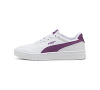 Puma Court Lally Sneaker, White-Plum Wine, 38, Puma Vino Bianco Prugna, 38.5 EU
