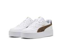 PUMA Sneakers Court Lally Skye Feline da Donna 40, White Soft Taupe Chocolate Fondue Brown