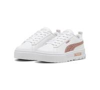 PUMA Sneakers da ragazza Mayze Glitter, White Rose Gold Metallizzato, 33 EU