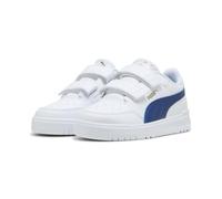 PUMA Sneakers dal Profilo Basso Shuffle Downtown per Bambini 28, White Clyde Royal Gold Blue