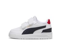 PUMA Sneakers dal Profilo Basso Shuffle Downtown per Bambini 30, White New Navy for all Time Red Blue