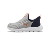 PUMA Sneakers Fun Racer 2 SLIPTECH™ per Bambini 34.5, Gray Echo Vermillion Navy Orange Blue