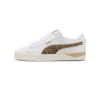 PUMA Sneakers Jada Classic Animal Flair da donna, Scarpe, Bianco/Oro/Exotic Rosso, 41 41
