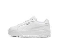 PUMA Sneakers Karmen II in pelle da donna, Scarpe, Bianco/Silver, 40 40