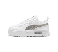 PUMA Sneakers Mayze Glitter per bambini, Scarpe, Bianco/Silver, 27.5 27.5