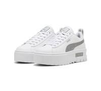 PUMA Sneakers Mayze Glitter per Ragazzi 35.5, White Silver Metallic