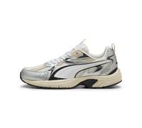 PUMA Milenio Tech, Scarpe da Ginnastica Unisex-Adulto, Bianco Caldo Bianco Argento, 41 EU