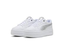 PUMA Sneakers Rebound Femme Metallic dal Taglio Basso da Donna 39, White Silver Feather Gray Metallic