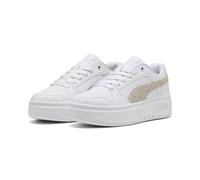 PUMA Sneakers Rebound Femme Topcat dal Taglio Basso da Donna 38, White Frosted Ivory Rose Latte Beige