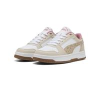 PUMA Sneakers Rebound Slam Winter Safari per Ragazzi 37.5, Silver Fog Birch White Beige