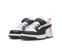 PUMA Sneakers Rebound V6 Lo per Bambini 28, White Black Pink Fruit
