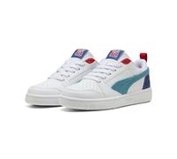 PUMA Sneakers Rebound V6 Low Run Fun per ragazzi, Scarpe, Bianco, 38.5 38.5