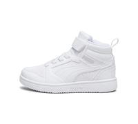 Puma Scarpe da ginnastica Rebound V6 Mid 393832 05 Unisex bambini e ragazzi Bianco/Cool Light Gray 30