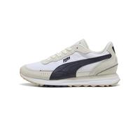 PUMA Sneakers Road Rider Suede unisex, Scarpe, Bianco/New Navy, 38 38