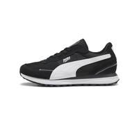 PUMA Sneakers Road Rider Suede unisex, Scarpe, Nero/Bianco/Galactic Grigio, 37.5 37.5
