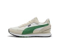 PUMA Sneakers Road Rider Suede unisex, Scarpe, Warm Bianco/Archive Verde, 40 40