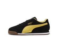 PUMA Sneakers Roma Suede unisex, Scarpe, Nero/Sunny Giallo, 48 48