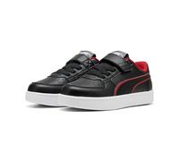 PUMA Sneakers Scuderia Ferrari Caven 2.0 per Bambini 34, Black Rosso Corsa Red