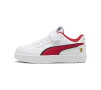 PUMA Sneakers Scuderia Ferrari Caven 2.0 per Bambini 30, White Rosso Corsa Red