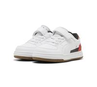 PUMA Sneakers Scuderia Ferrari Caven III per Bimbi ai Primi Passi 24, White Rosso Corsa Red