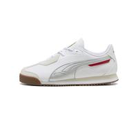 PUMA Sneakers Scuderia Ferrari Roma unisex, Scarpe, Bianco/Aged Silver, 42.5 42.5