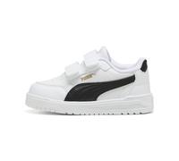 PUMA Sneakers Shuffle Downtown per bimbi ai primi passi, Scarpe, Bianco/Nero/Oro, 23 23