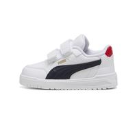 PUMA Sneakers Shuffle Downtown per bimbi ai primi passi, Scarpe, Bianco/New Navy/Rosso, 20 20