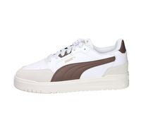 PUMA Sneakers Shuffle Downtown Unisex 44, White Flat Bronze Vapor Gray Brown