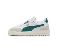 PUMA Sneakers Shuffle Downtown unisex, Scarpe, Bianco/Wild Verde/Vapor Grigio, 38.5 38.5