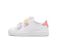Sneakers PUMA Smash 3.0 Badges per bambini, Scarpe, Bianco, 32 32