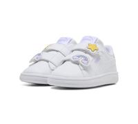 PUMA Sneakers Smash 3.0 Badges per Bimbi ai Primi Passi 22, White Light Lavender Purple