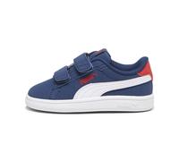 PUMA Sneakers Smash 3.0 Buck per neonato, Scarpe, Persian Blu/Bianco/Rosso, 21 21