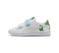 PUMA Sneakers Smash 3.0 Dino per Bambini 31, White Green Fruit Vibrant Blue