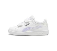 PUMA Sneakers Smash 3.0 Holo 2.0 per bambini, Scarpe, Bianco, 35 35