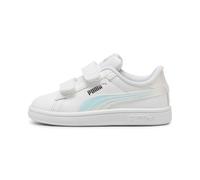 PUMA Sneakers Smash 3.0 Holo 2.0 per bimbi ai primi passi, Scarpe, Bianco, 27 27