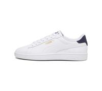PUMA Smash 3.0 L, Scarpe da ginnastica Unisex-Adulto, Bianco (PUMA White-PUMA Navy-PUMA Gold), 44 EU