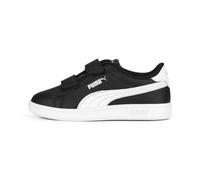 PUMA Sneakers Smash 3.0 Leather V da bambini, Scarpe, Nero/Bianco, 33 33
