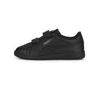 PUMA Sneakers Smash 3.0 Leather V da bambini, Scarpe, Nero/Shadow Grigio, 28 28