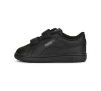 PUMA Sneakers Smash 3.0 Leather V da bimbi, Scarpe, Nero, 22 22