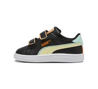 PUMA Sneakers Smash 3.0 Playdate per bambini, Scarpe, Nero/Oro Moon, 22 22