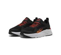 Puma Trinity 2 LT Sparks JR Sneaker, Black Bright Papaya Red Flash, 36 EU