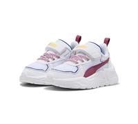 PUMA Sneakers Trinity Lite Starblitz per Bimbi ai Primi Passi 21 White Port Sunny Yellow Red