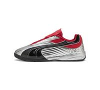 PUMA Sneakers V-S2 Goalgetter unisex, Scarpe, Silver/Rosso, 41 41