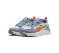 PUMA Sneakers X-Ray 3 per Ragazzi 37, Feather Gray Melon Glow Sky Vibrant Green Orange