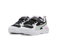 PUMA Sneakers X-Ray 4 per Bambini 28.5, Black Créme De Mint White Green