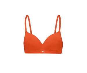 Puma Soft Padded, Reggiseno Imbottito da Donna, Flame Orange,