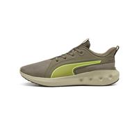 PUMA SOFTRIDE Carson Running Scarpe, Scarpe, Velvet Moss/Loden Verde/Giallo Alert, 38.5 38.5