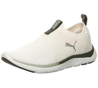 PUMA Softride Remi Slip-on Knit Wn's, Scarpe per Jogging su Strada Donna, Bianco Caldo Scuro Loden Lux Army, 42.5 EU