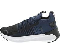 PUMA Softride Symmetry Fuzion, Road Running Shoe Unisex-Adulto, Black-Club Navy White, 40 EU