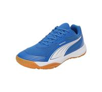 PUMA Solarflash III, Indoor Court Shoe Unisex-Adulto, Team Royal White, 42.5 EU